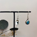 Boucles d'oreilles Argent 925 & Turquoise [1705]