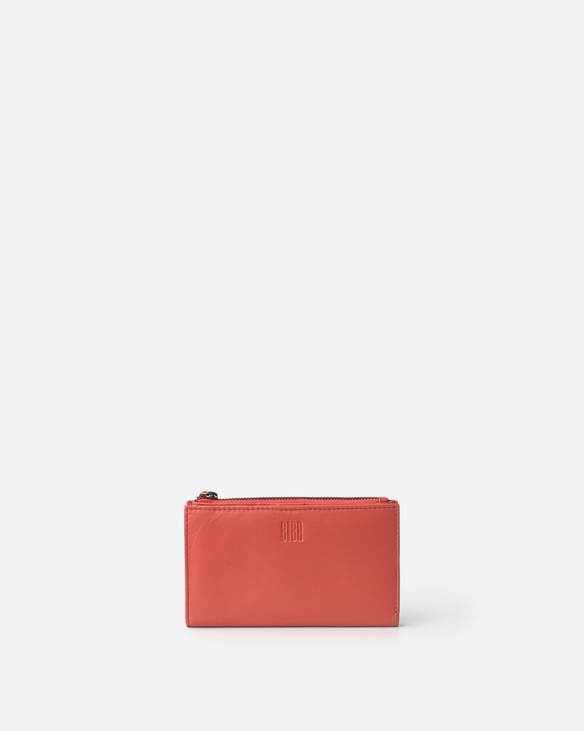 Portefeuille 'Valley Winter' Corail - Biba