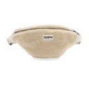 Sac banane 'Olivia' Fourrure Beige - Hindbag