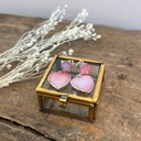 Clous d'oreilles 'Coeur' Argent 925 - Nacre [1717]