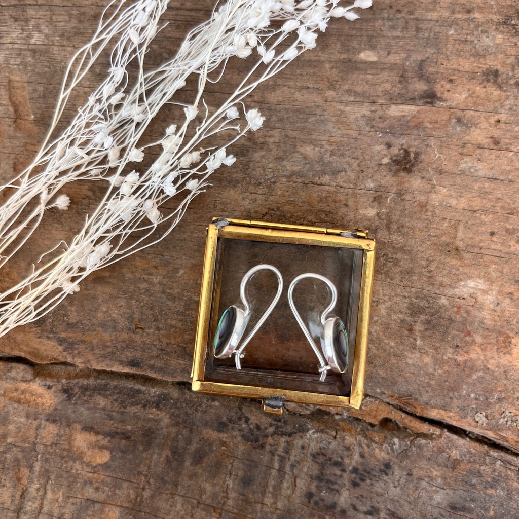 Boucles d'oreilles Argent 925 - Abalone [1721]