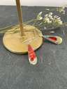 Boucles d'oreilles Argent 925 - Corail [1805]