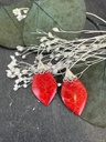 Boucles d'oreilles Argent 925 - Corail [1902]