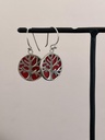 Boucles d'oreilles Argent 925 - Corail [1912]