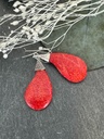 Boucles d'oreilles Argent 925 - Corail [1913]