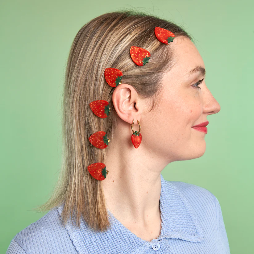 Barrette 'Fraise' - Coucou Suzette