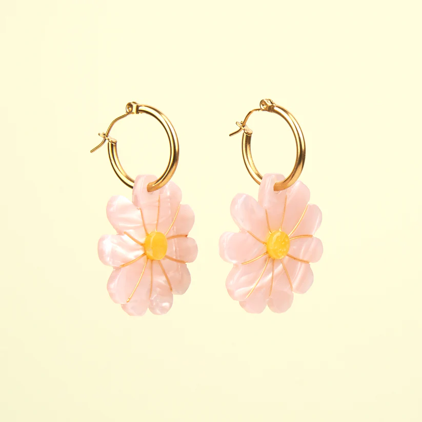 Boucles d'Oreilles 'Cosmos' - Coucou Suzette