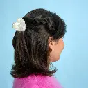 Pince à Cheveux 'Cœur Blanc' - Coucou Suzette