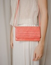 Sac en Bandoulière 'Roseau' Corail - Biba