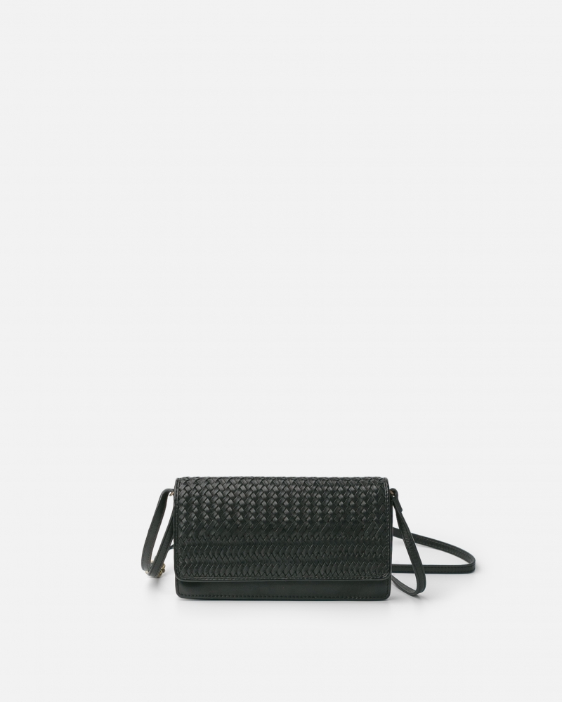 Sac en Bandoulière 'Roseau' Noir - Biba