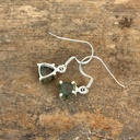 Boucles d'oreilles Argent 925 - Tourmaline [1923]