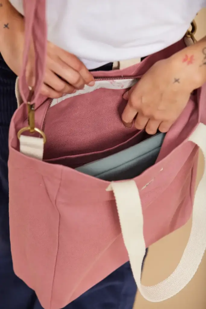 Sac Cabas 'Paul' Rose Blush - Hindbag