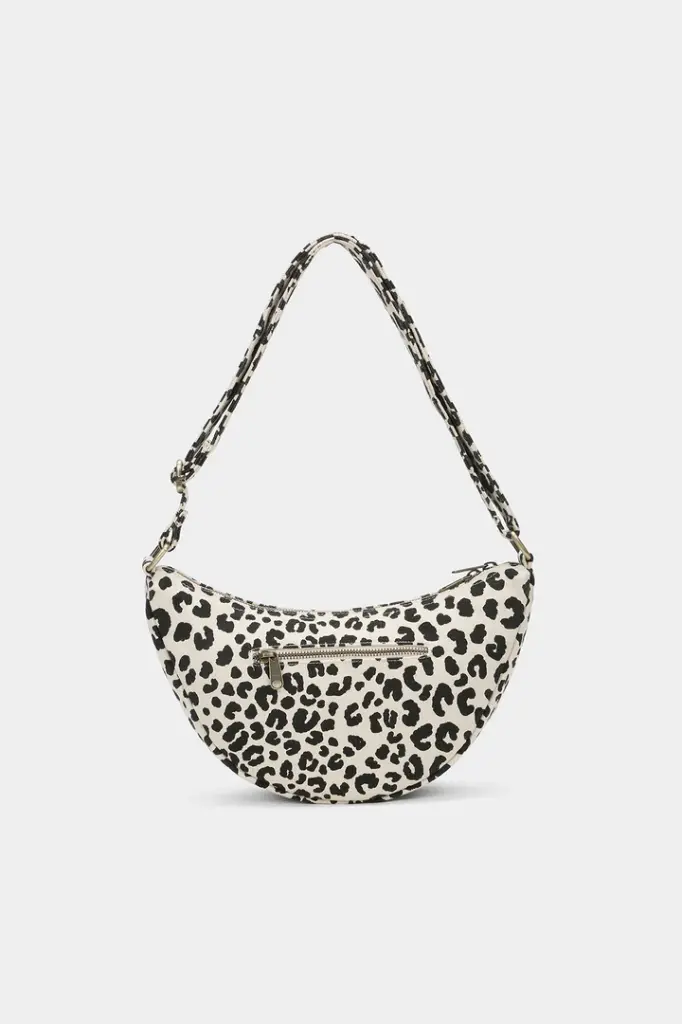 Sac banane 'Andrea' Léopard Écru - Hindbag