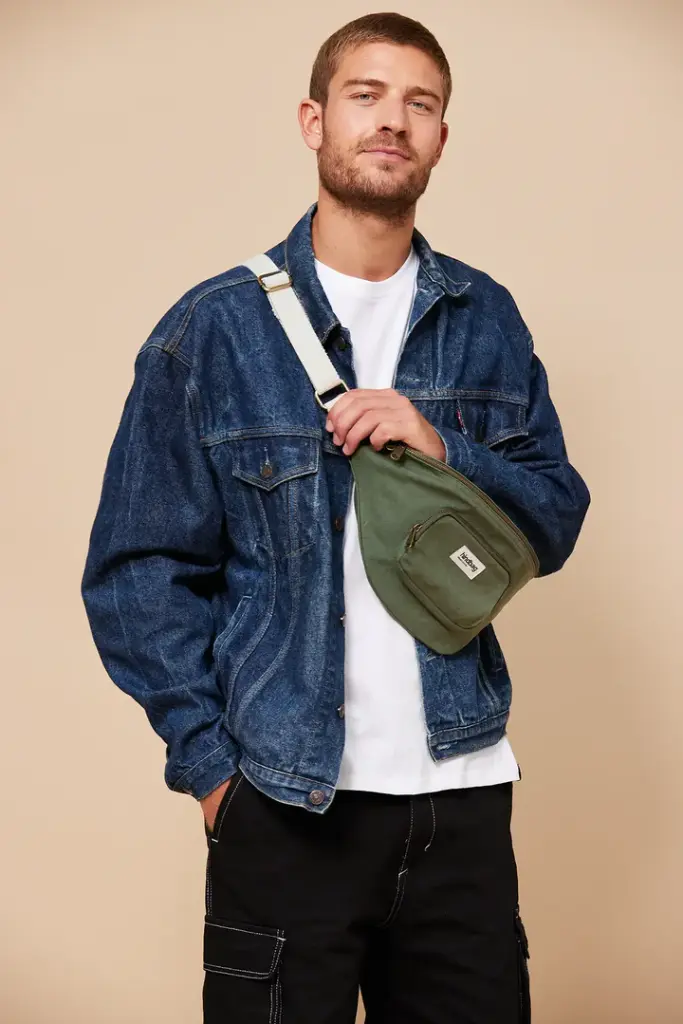 Sac banane 'Sofia' Olive - Hindbag