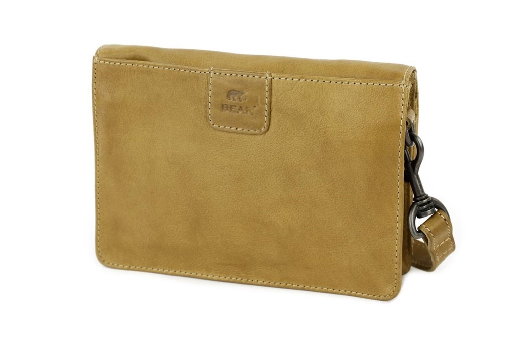 Sac en Bandoulière 'Joelle' Jaune - Cuir - Bear Design