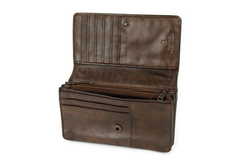 Portefeuille 'Emma' Brun - Cuir - Bear Design
