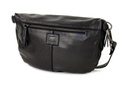Sac banane 'Maiky' Noir - Cuir - Bear Design