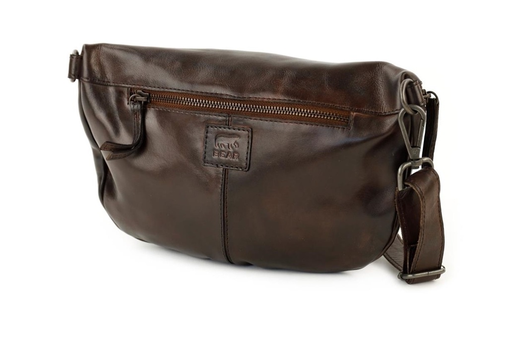 Sac banane 'Maiky' Brun - Cuir - Bear Design