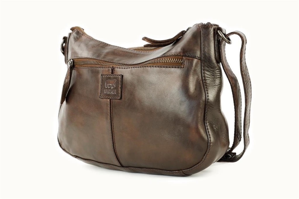 Sac à Main 'Saar' Brun - Cuir - Bear Design