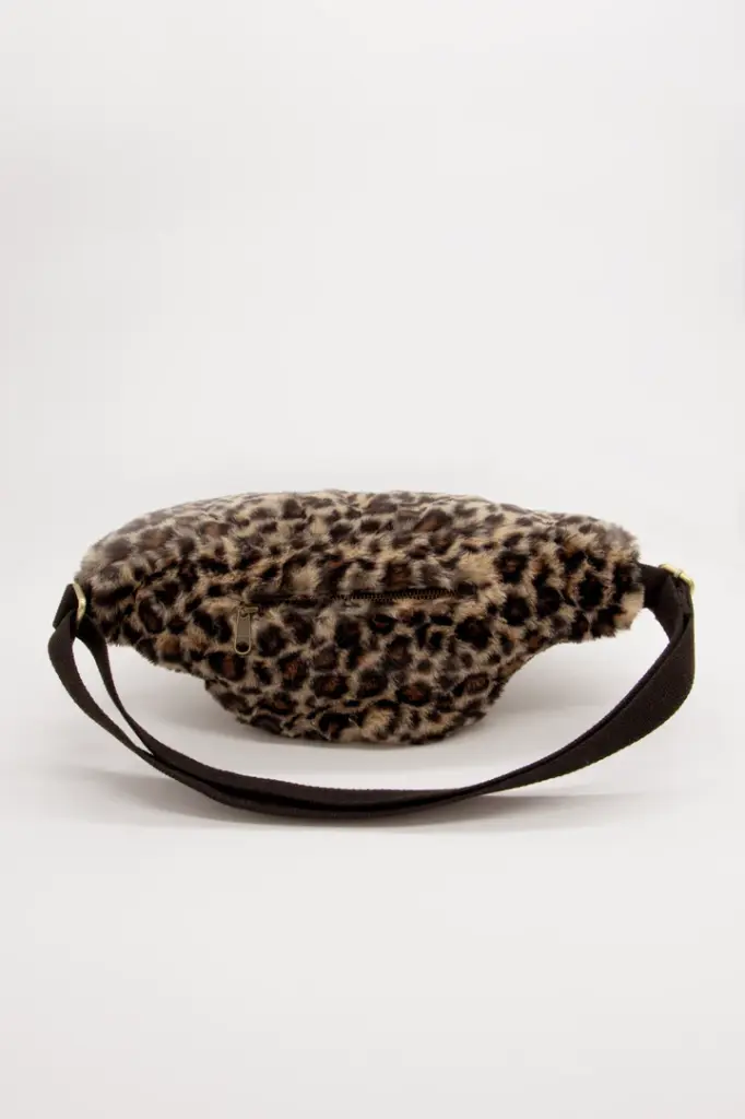 Sac banane 'Sasha' Fourrure Léopard - Hindbag