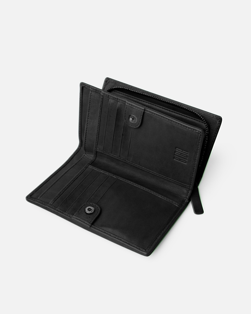 Portefeuille 'Perkins' Noir - Biba