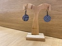 BO Amy Impression Bois [Boucles d'Oreilles]