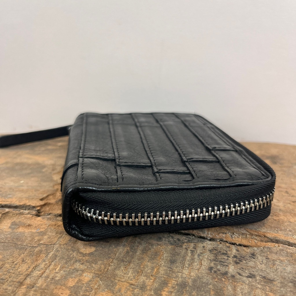 Portefeuille 'Lewisburg bricks' Noir - Biba