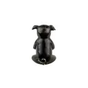 Cochon Yoga Bronze - Noir & Or - 10,5 x 7 x 6,5 cm