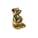 Cochon Yoga Bronze - Or - 10,5 x 7 x 6,5 cm