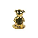 Cochon Yoga Bronze - Or - 10,5 x 7 x 6,5 cm