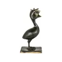 Funky Emu Bronze - Noir & Or - 20 x 8 x 10 cm
