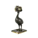 Funky Emu Bronze - Noir & Or - 20 x 8 x 10 cm