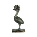 Funky Emu Bronze - Vert Antique - 20 x 8 x 10 cm