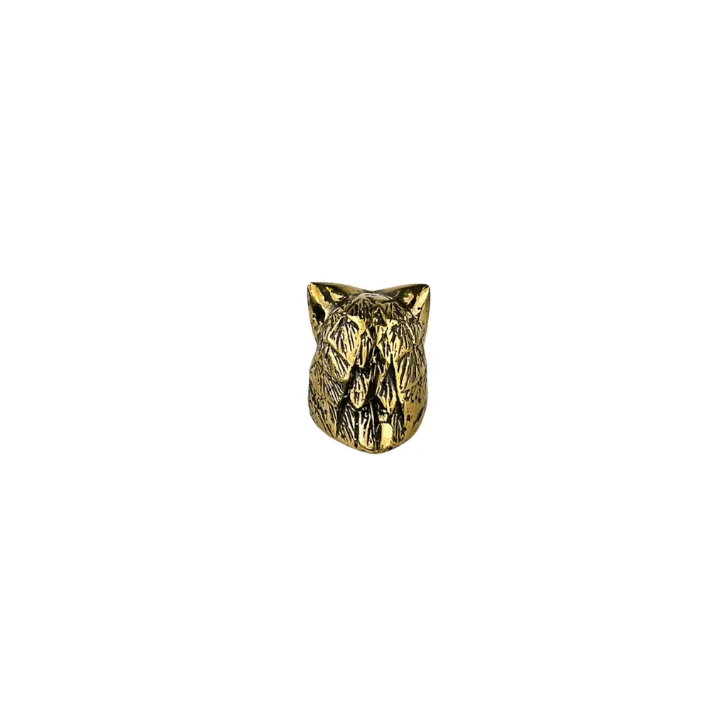 Hibou Bronze - Or - 4,5 x 4 x 4 cm