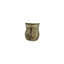 Hibou Bronze - Or - 6 x 5 x 5 cm