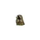 Hibou Bronze - Or - 6 x 5 x 5 cm