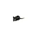 Souris Bronze - Noir & Or - 3 x 10,5 x 3 cm