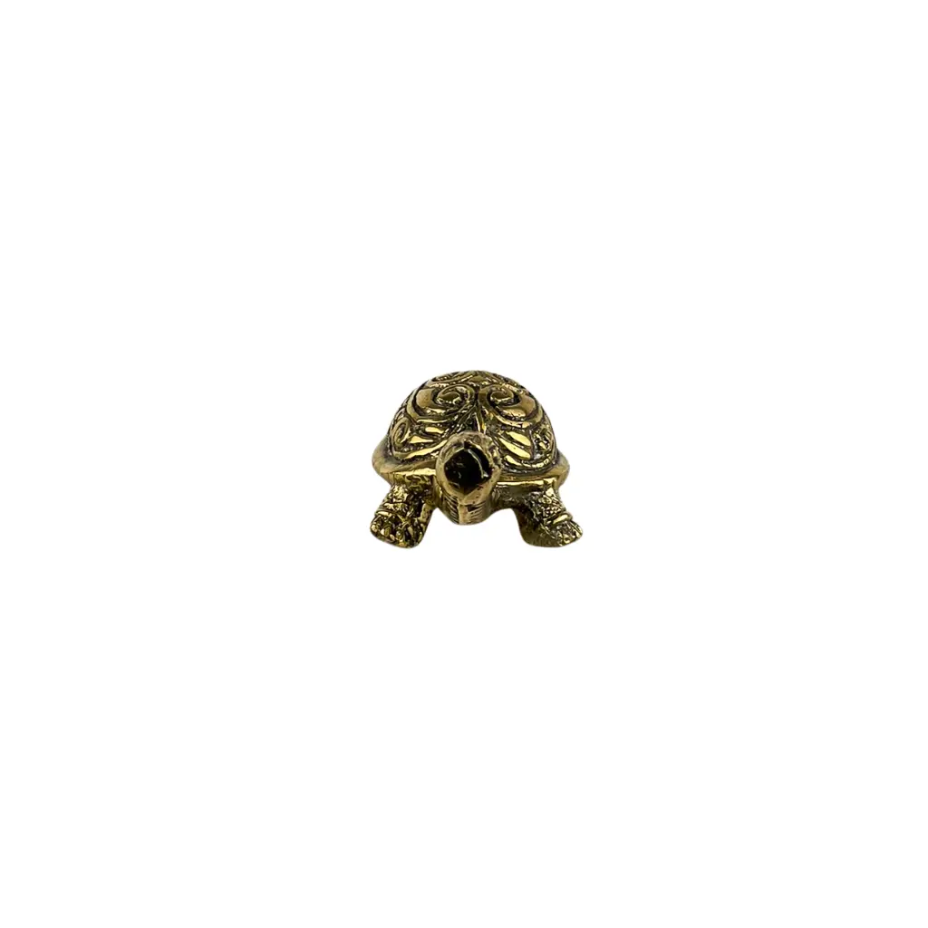Tortue Bronze - Or - 3,5 x 8,5 x 5 cm
