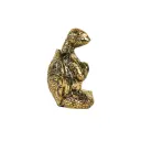 Tortue Yoga Bronze - Or - 10,5 x 7 x 6,5 cm