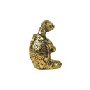 Tortue Yoga Bronze - Or - 10,5 x 7 x 6,5 cm