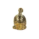Tortue Yoga Bronze - Or - 10,5 x 7 x 6,5 cm