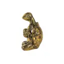 Tortue Yoga Bronze - Or - 10,5 x 7 x 6,5 cm