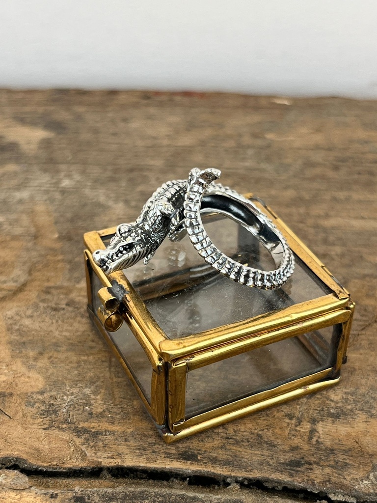 Bague 'Crocodile' Argent 925 [3347]
