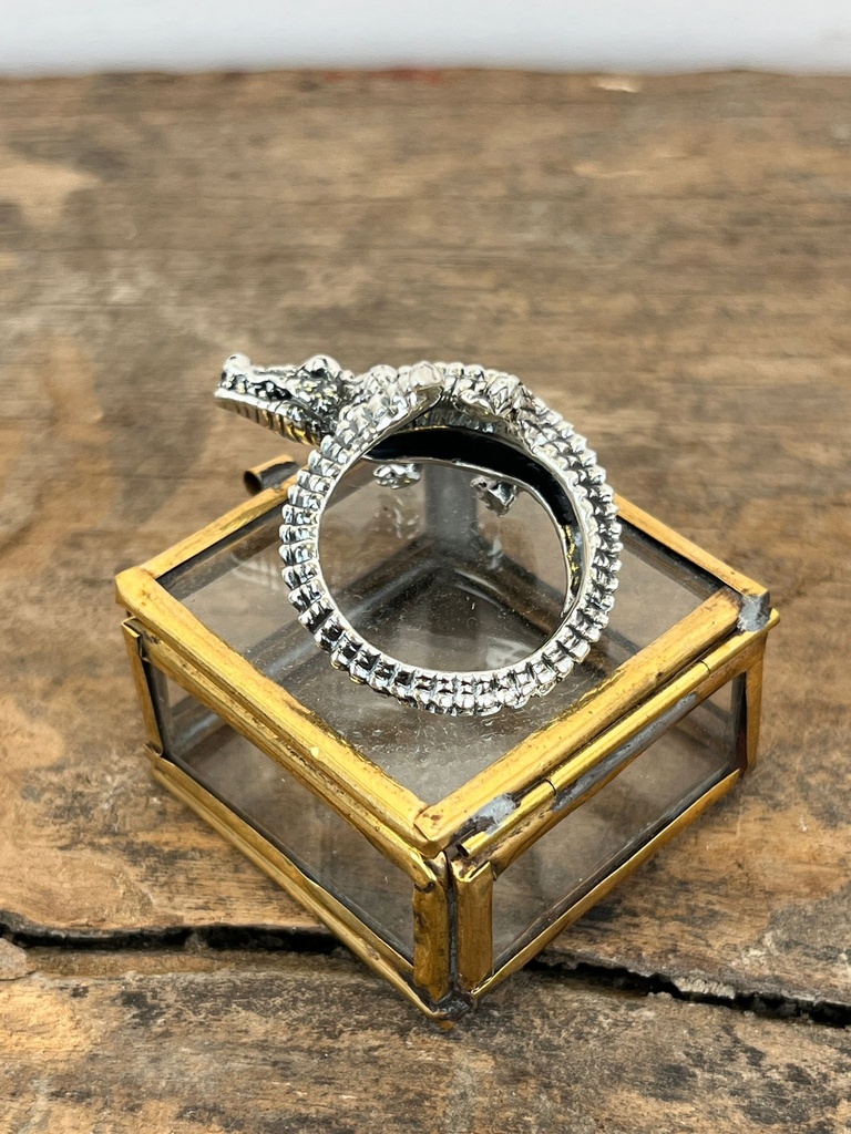 Bague 'Crocodile' Argent 925 [3347]