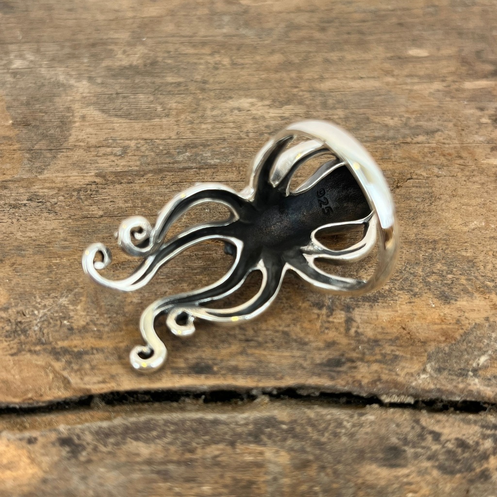 Bague 'Pieuvre' Argent 925 [3349]