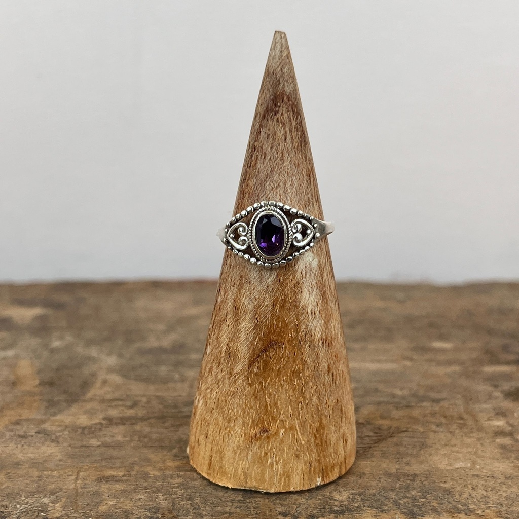Bague Argent 925 - Améthyste [3356]