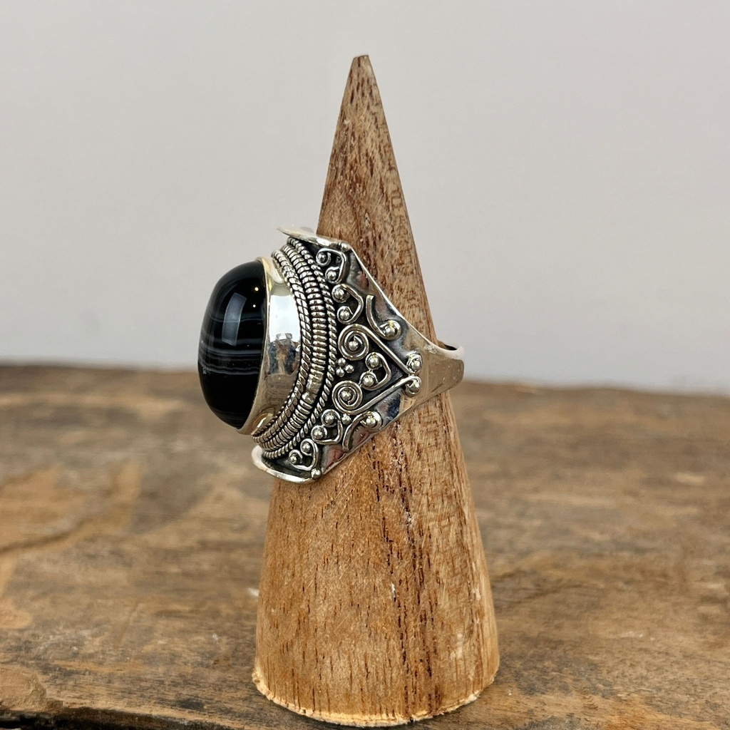 Bague Argent 925 - Agate [3376]