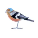 Oiseau - Pinson - 10 x 11,5 x 4 cm