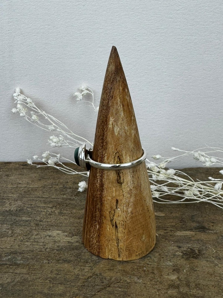 Bague Argent 925 - Malachite [3421]