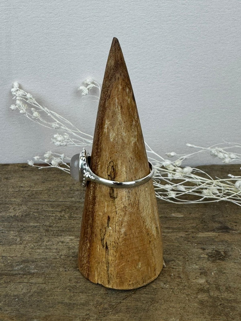 Bague Argent 925 - Quartz Rose [3424]